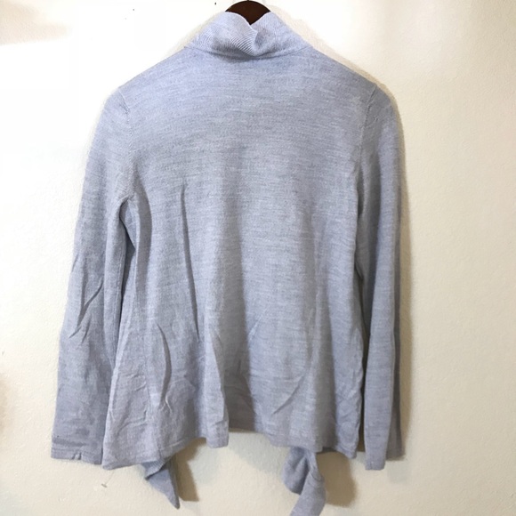 Talbots || Wool Gray Open Cardigan - Picture 3 of 7